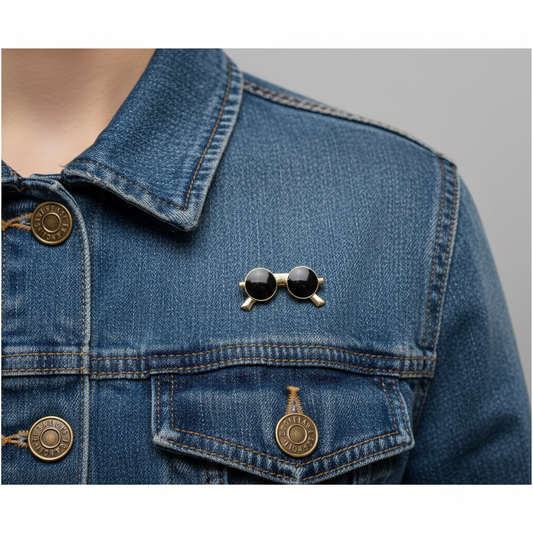 Nostalgic Sun Glasses Bag Pin - Lapel Pin - Handsome Sam's