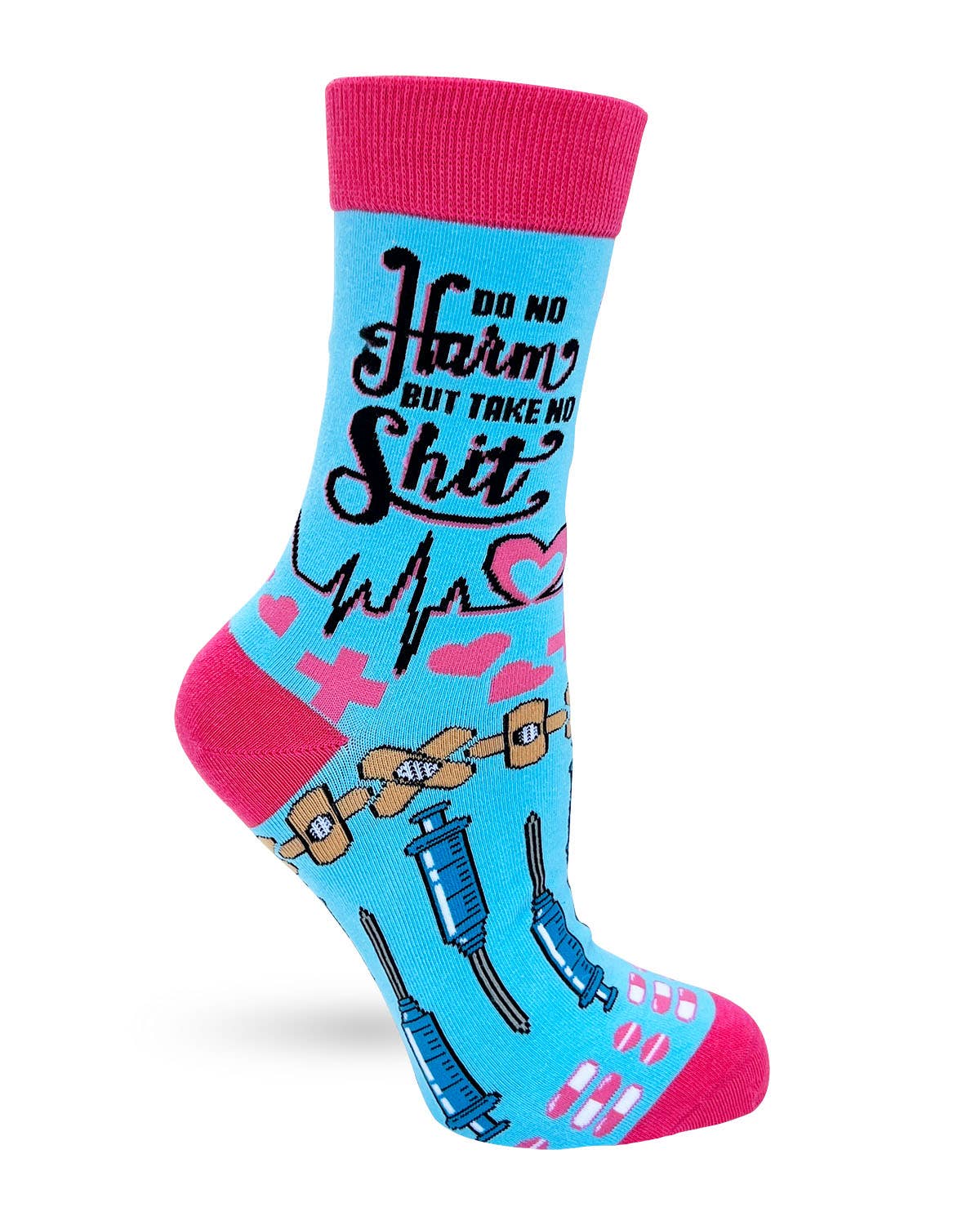 Do No Harm But Take No Sh*t Women's Socks Gift for Doctor or Nurse
