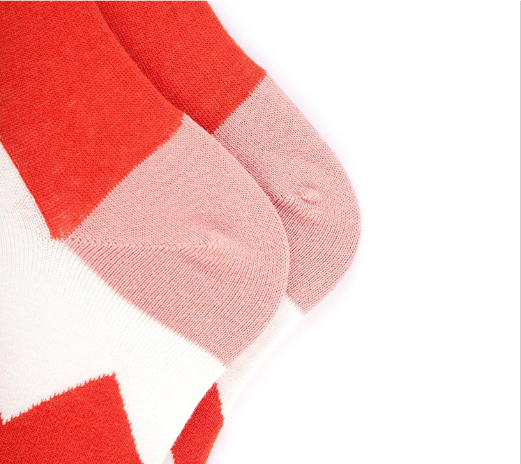 Medium tube skateboard couple socks