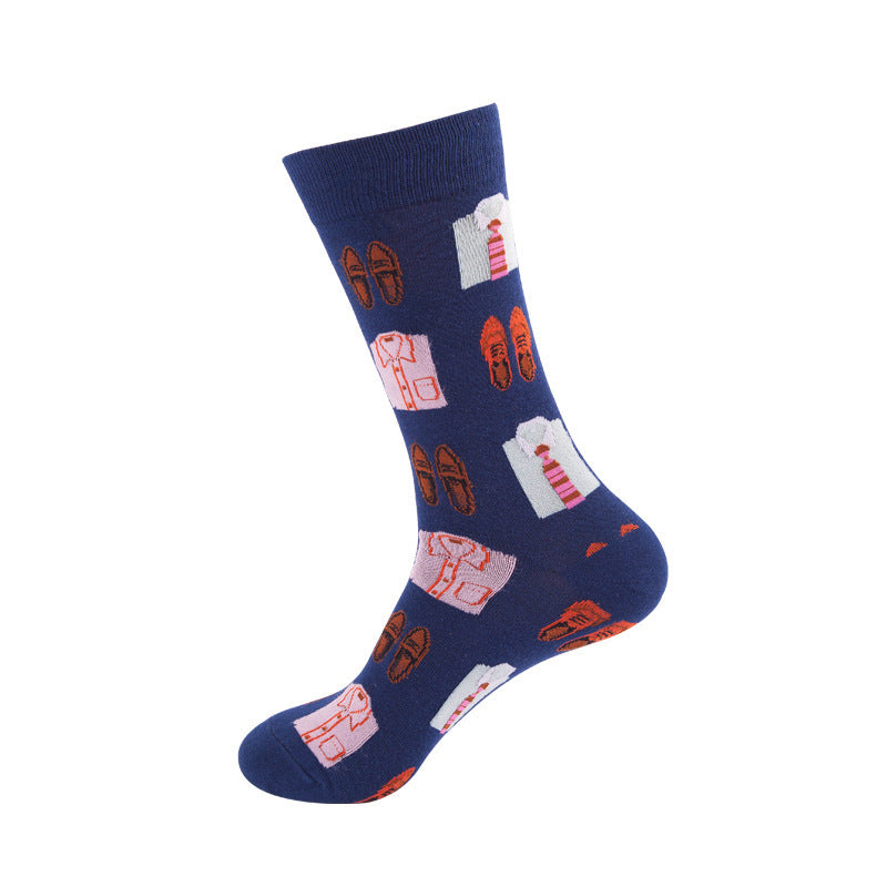 Medium tube skateboard couple socks 053 style