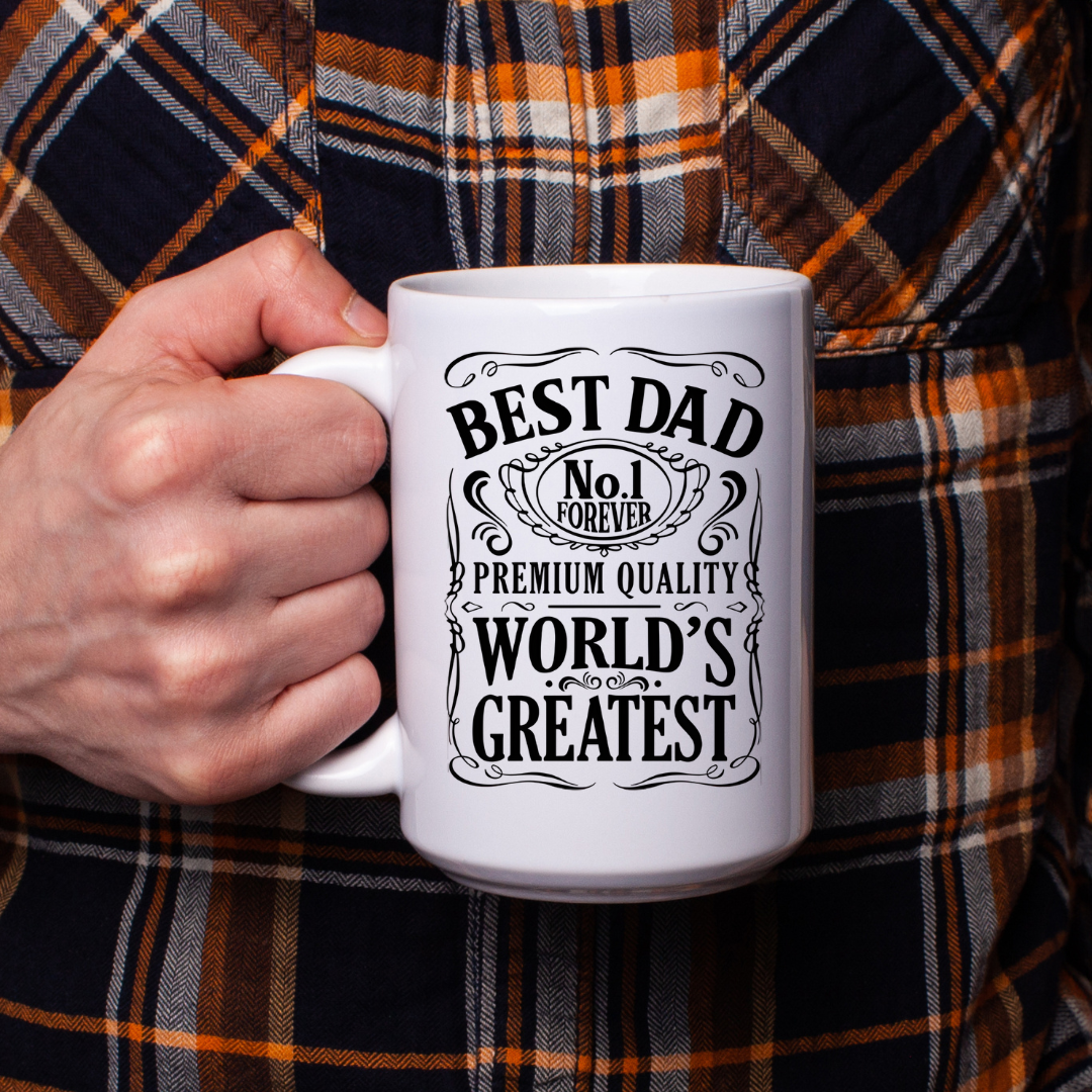 Best Dad Retro Mug – Vintage Father’s Day Coffee Cup