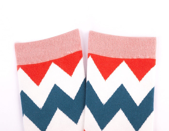Medium tube skateboard couple socks