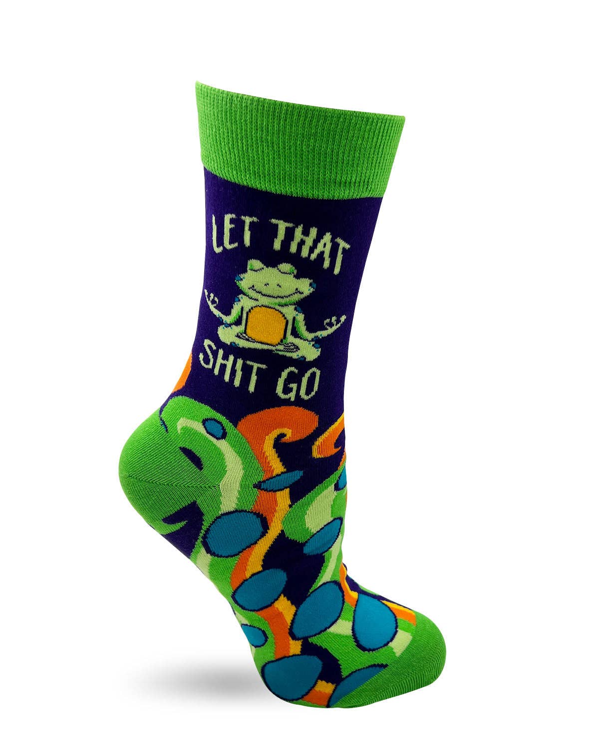 Let That Sh*t Go Funny Ladies' Novelty Crew Socks