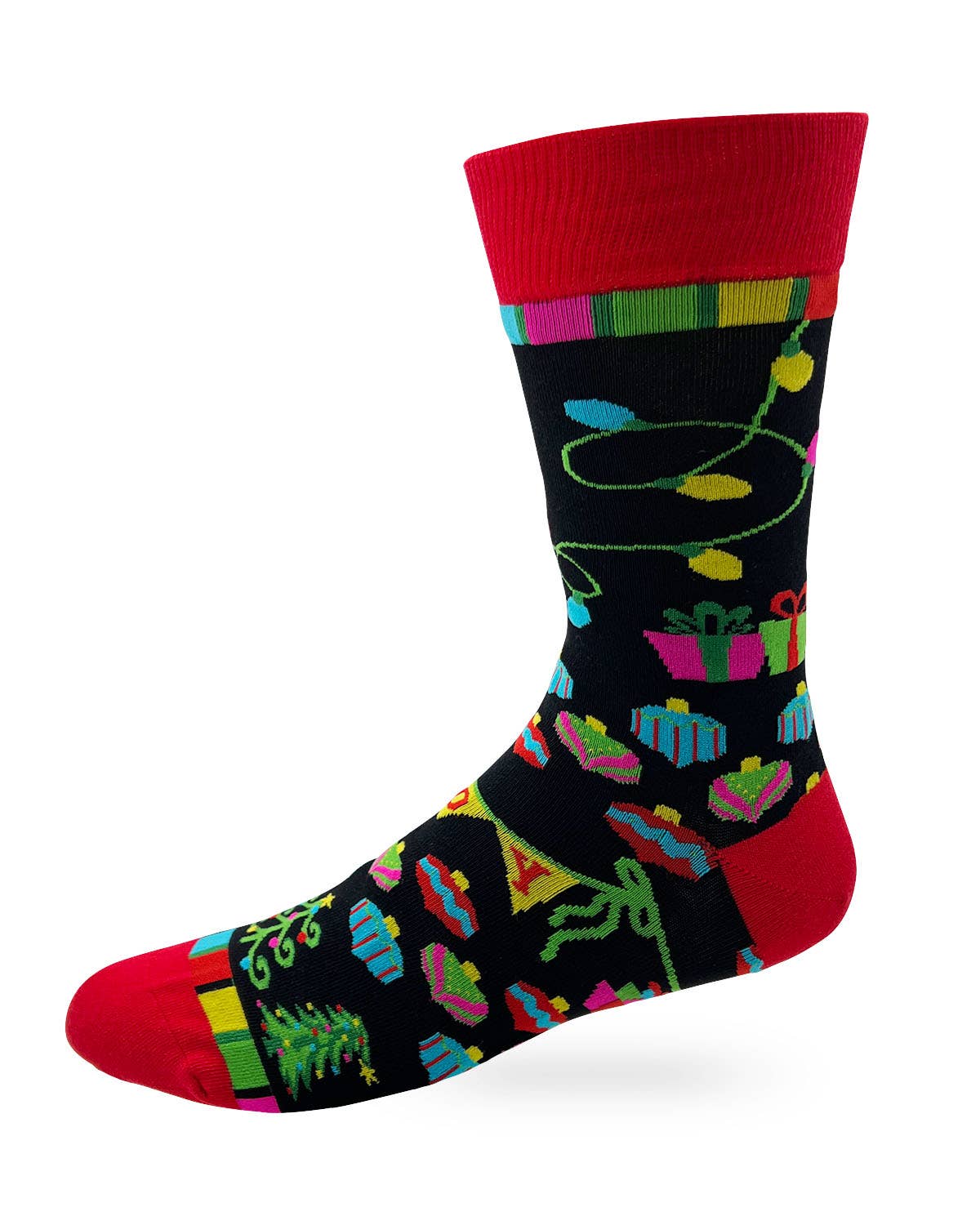 Festive as F*ck Funny Christmas Men's Novelty Crew Socks