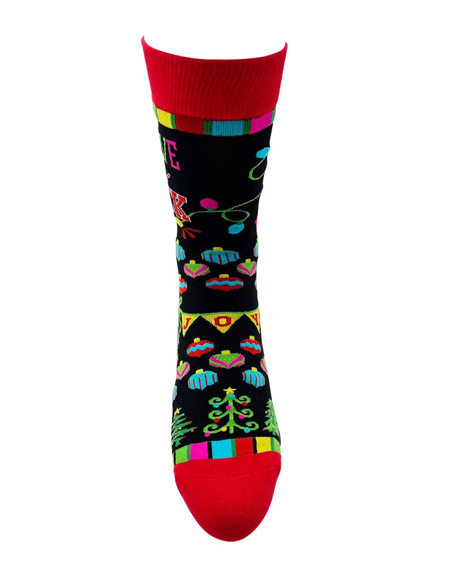 Festive as F*ck Funny Christmas Men's Novelty Crew Socks