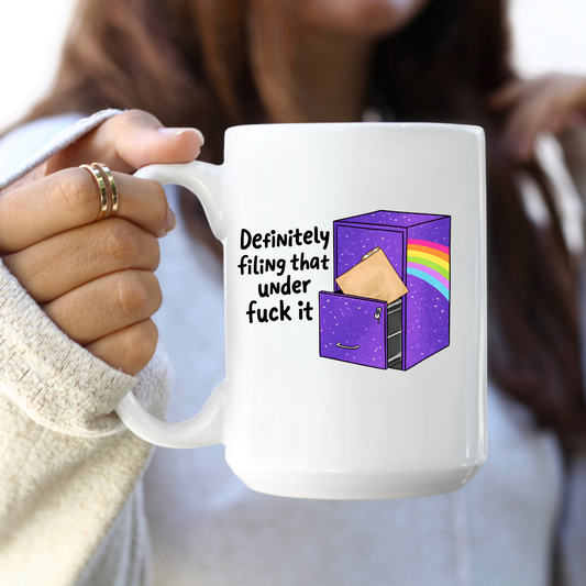 Filing that under... Ceramic Coffee Mug by Handsome Sam's Novelties