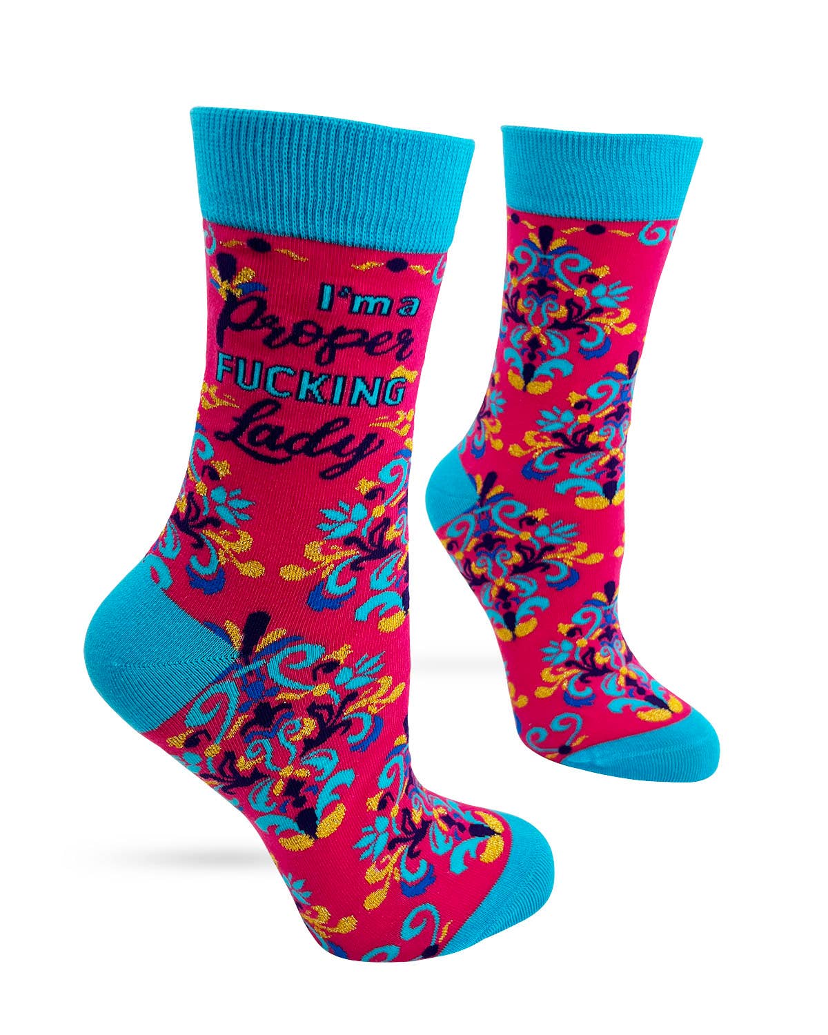 I'm a Proper F*cking Lady Women's Crew Socks