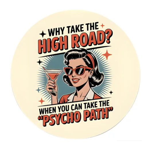 Set of 2 "Phyco Path" Coasters - Handsome Sam's