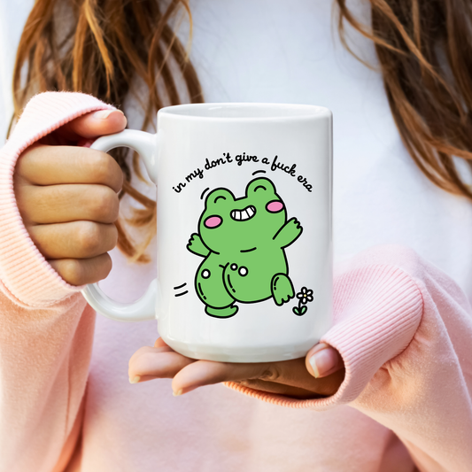 "In My I Don't Give a.. Era" Ceramic Mug - Dishwasher Safe
